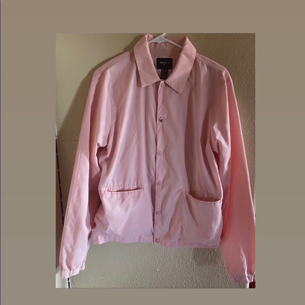 Men’s Pink Windbreaker Jacket XS